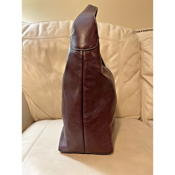 Dooney & Bourke Logo Lock Shoulder Bag with Matching Kisslock Wallet Purple - Picture 3 of 16